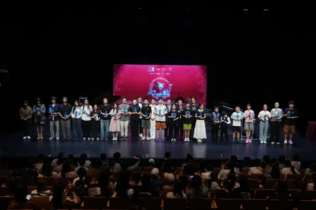 Winners across the stage